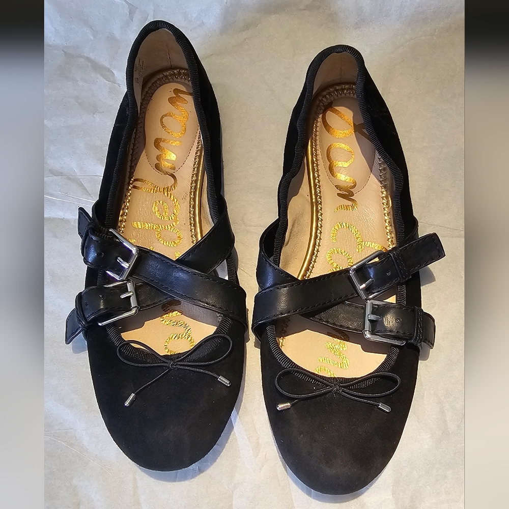 Women's Sam Edelman  Fianna Suede Ballet Flats Size 9 - Picture 3 of 10